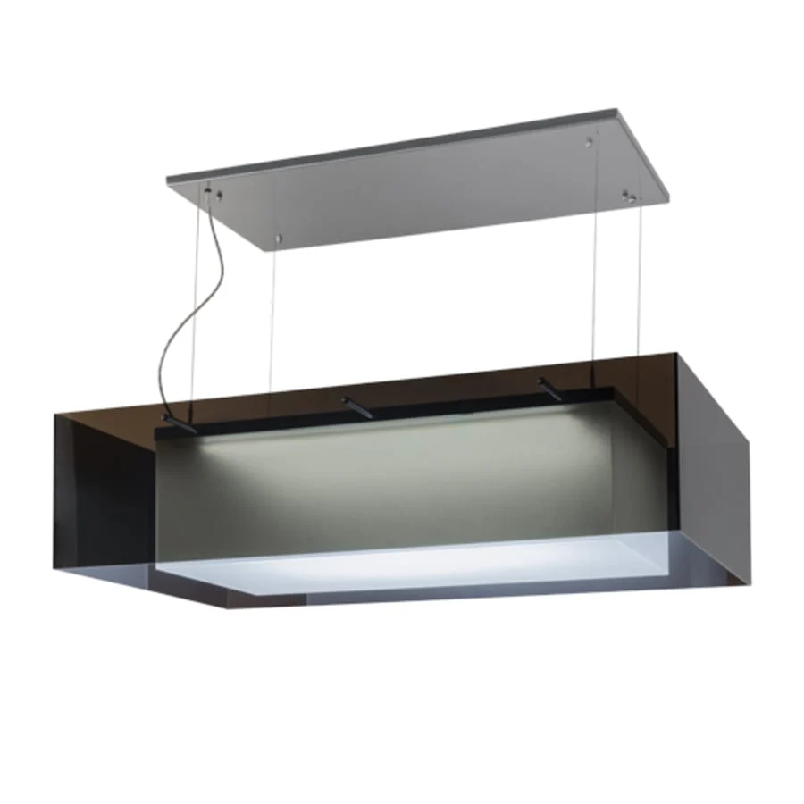 Meyda Tiffany Quadrato Shadow Box 48" Wide Suspension Linear Pendant - Image 1