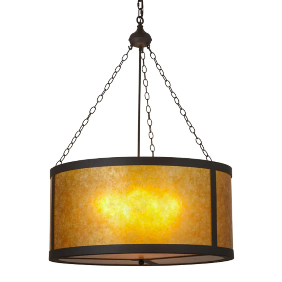 Meyda Tiffany Craftsman 4 Light 32" Wide Suspension Pendant - Image 1