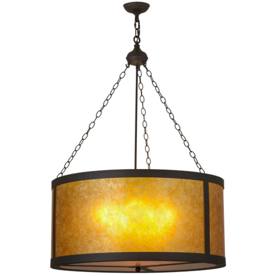 Meyda Tiffany Craftsman 4 Light 32" Wide Suspension Pendant - Image 3