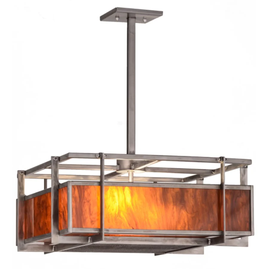 Meyda Tiffany Boulder Creek 2 Light 28" Wide Pendant - Image 3