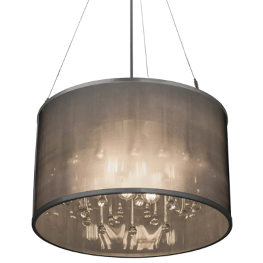 Meyda Tiffany Cilindro 9 Light 24" Wide Suspension Pendant - Image 1