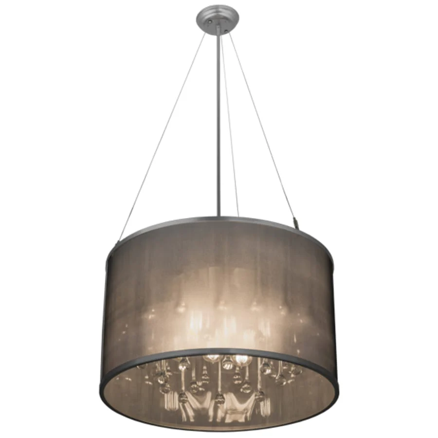 Meyda Tiffany Cilindro 9 Light 24" Wide Suspension Pendant - Image 2