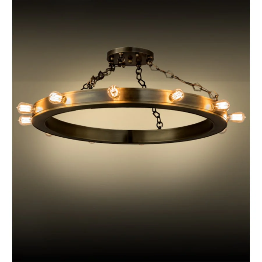 Meyda Tiffany Helm 12 Light 40" Wide Pendant - Image 1