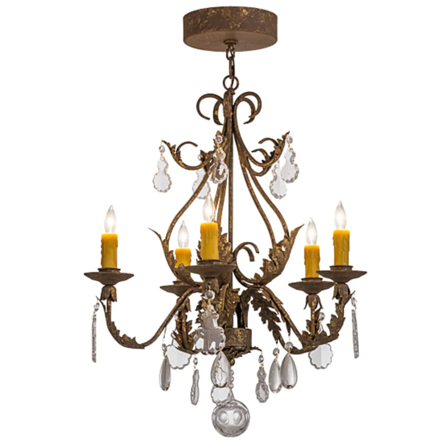 Meyda Tiffany French Elegance 5 Light 25" Wide Crystal Candle Style Chandelier - Image 2