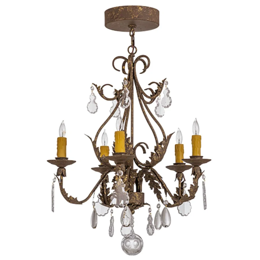 Meyda Tiffany French Elegance 5 Light 25" Wide Crystal Candle Style Chandelier - Image 3