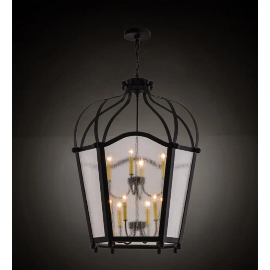 Meyda Tiffany Citadel 10 Light 33" Wide Taper Candle Pendant - Image 1