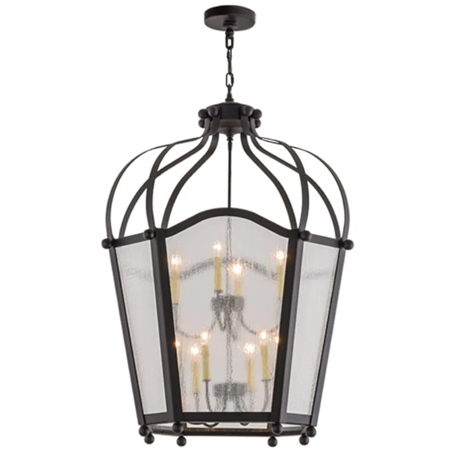 Meyda Tiffany Citadel 10 Light 33" Wide Taper Candle Pendant - Image 3