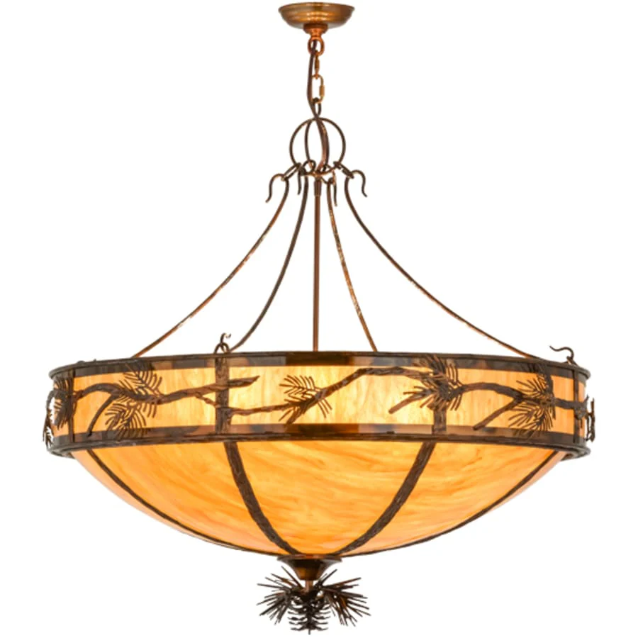 Meyda Tiffany Lone Pine 8 Light 37" Wide Pendant - Image 2