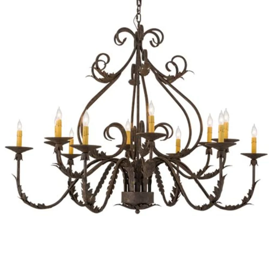 Meyda Tiffany French Elegance 12 Light 48" Wide Taper Candle Style Chandelier - Image 1