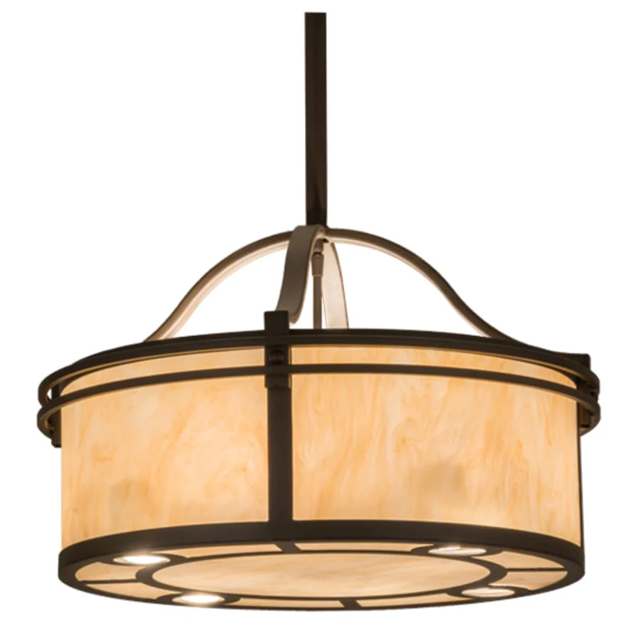 Meyda Tiffany Sargent 4 Light 24" Wide Pendant - Image 3