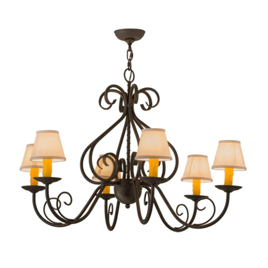 Meyda Tiffany Jenna 6 Light 37" Wide Chandelier - Image 2