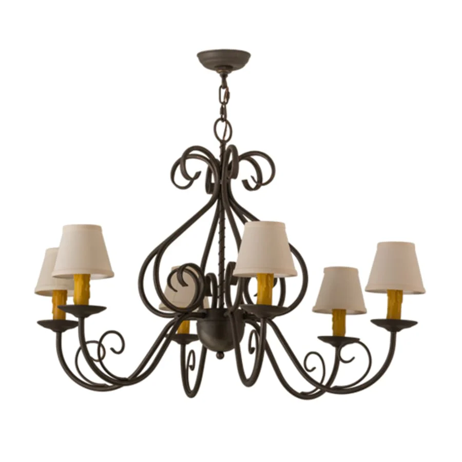 Meyda Tiffany Jenna 6 Light 37" Wide Chandelier - Image 3