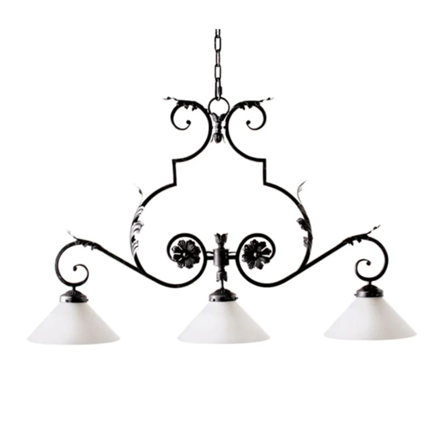 Meyda Tiffany Dahlia 3 Light 48" Wide Linear Pendant - Image 2