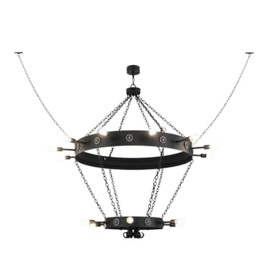 Meyda Tiffany Korset 18 Light 65" Wide Ring Chandelier - Image 1