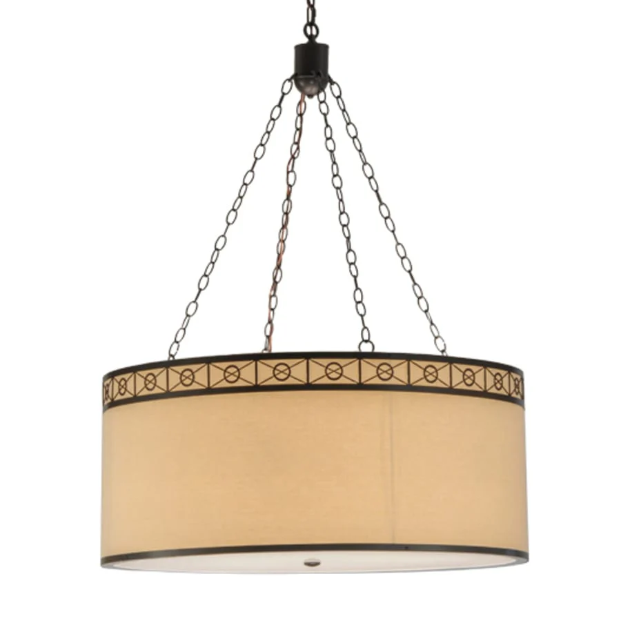 Meyda Tiffany Cilindro 4 Light 37" Wide Suspension Pendant - Image 1