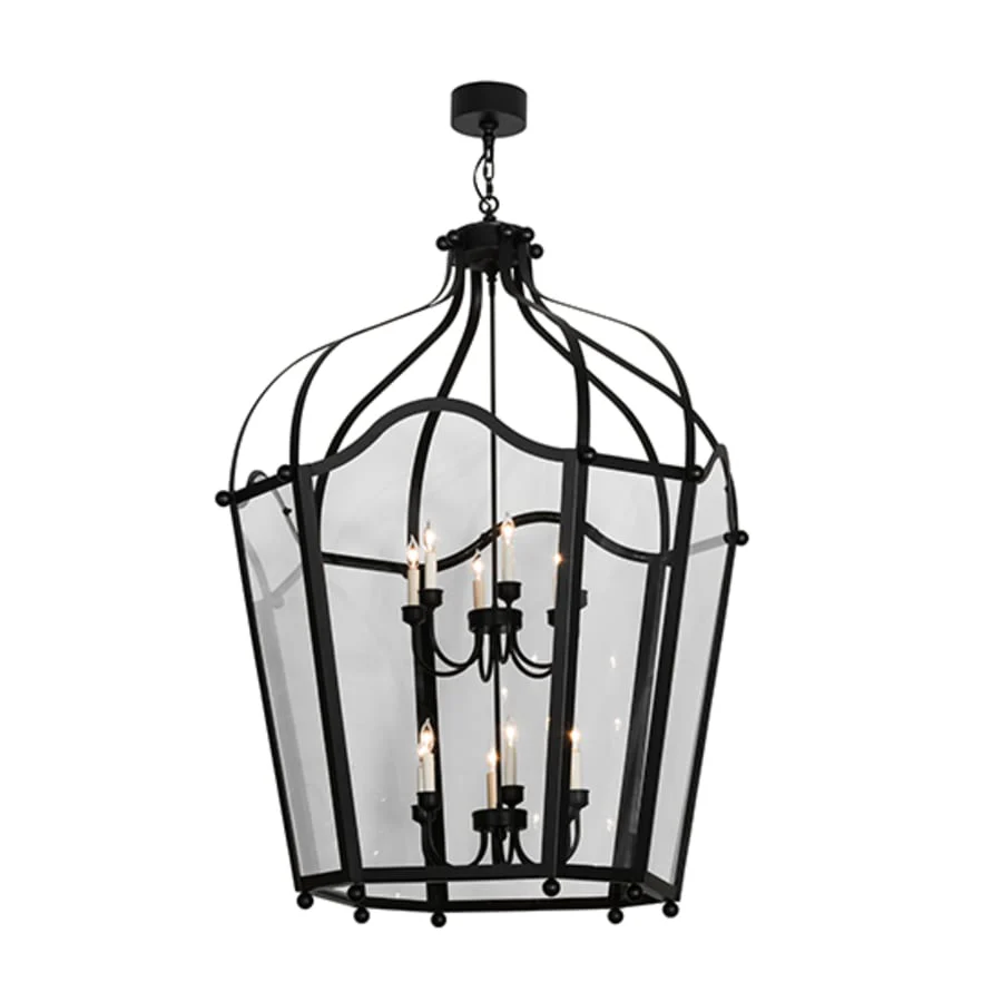Meyda Tiffany Citadel 12 Light 42" Wide Taper Candle Pendant - Image 2