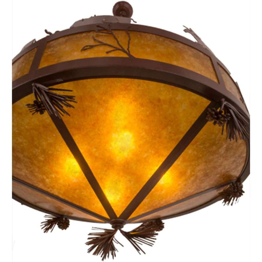 Meyda Tiffany High Plains Rider and The Herd 5 Light 36" Wide Pendant - Image 3