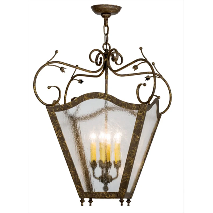 Meyda Tiffany Terena 4 Light 27" Wide Taper Candle Pendant - Image 3