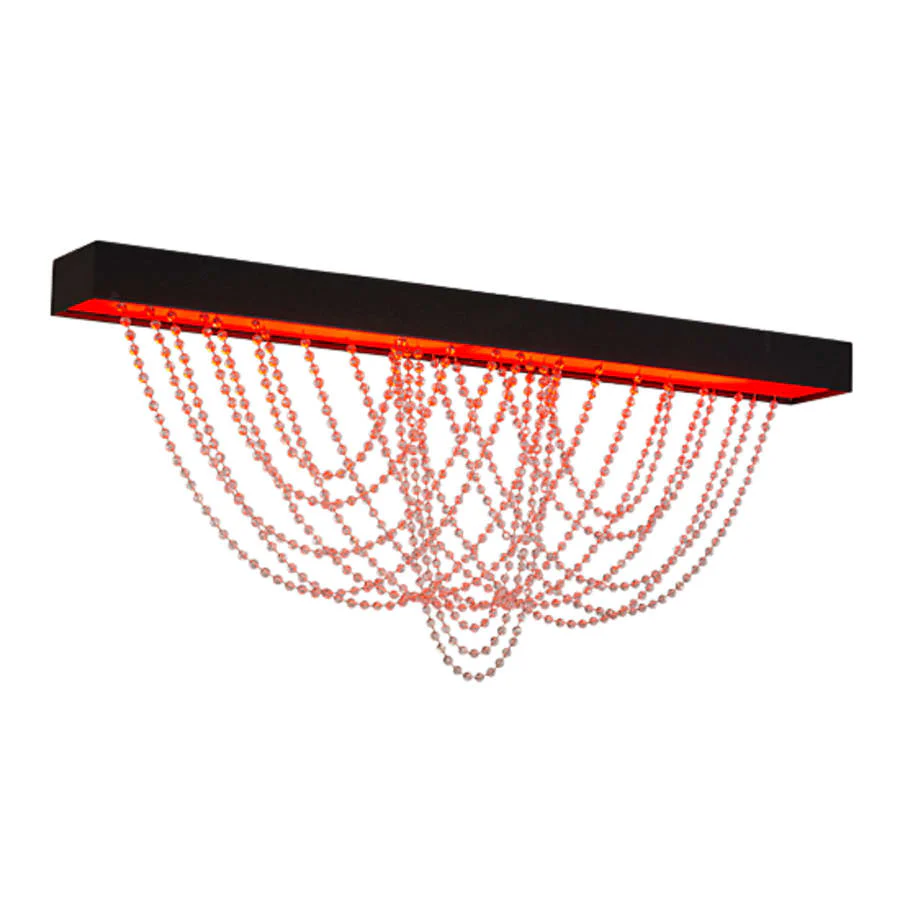 Meyda Tiffany Hollander 64" Wide LED Flush Mount Ceiling Fixture - Image 1