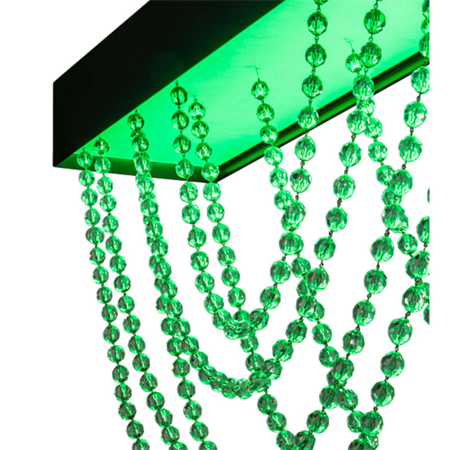 Meyda Tiffany Hollander 64" Wide LED Flush Mount Ceiling Fixture - Image 3