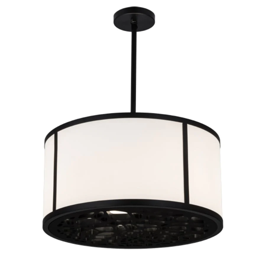 Meyda Tiffany Cilindro 2 Light 24" Wide Pendant - Image 3