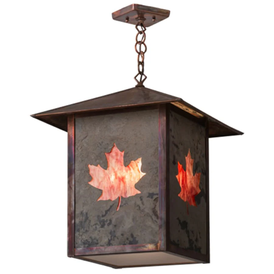 Meyda Tiffany Maple Leaf 2 Light 23" Wide Pendant - Image 2