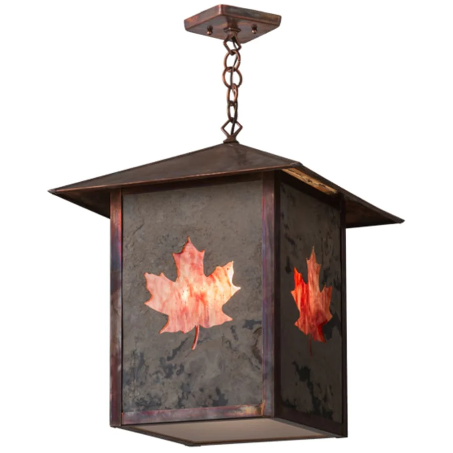 Meyda Tiffany Maple Leaf 2 Light 23" Wide Pendant - Image 3