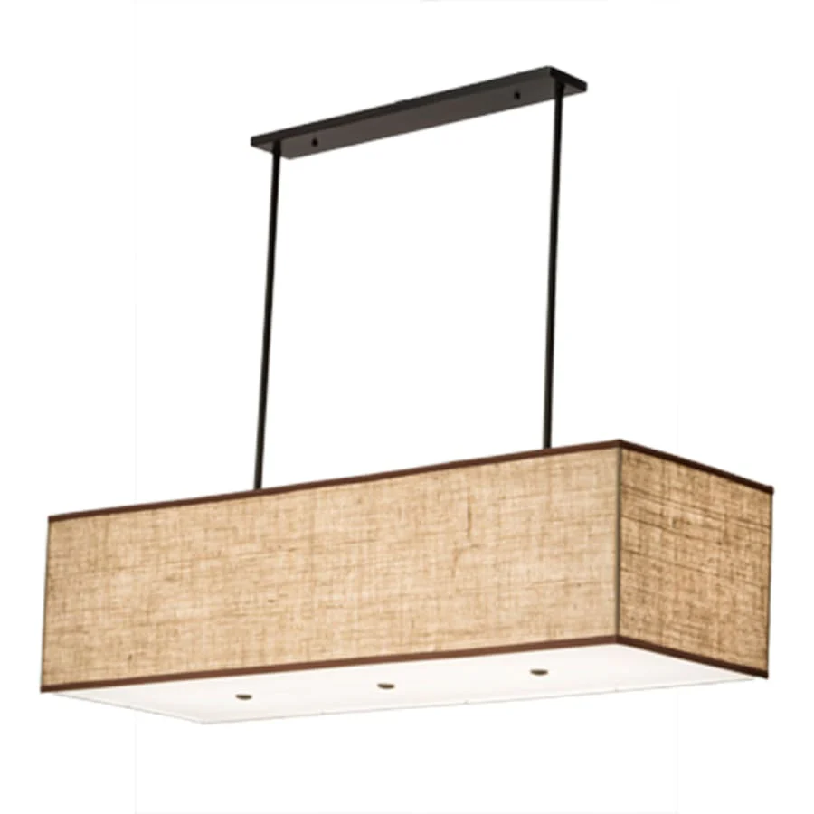 Meyda Tiffany Quadrato Lounge 5 Light 59" Wide Linear Pendant - Image 3