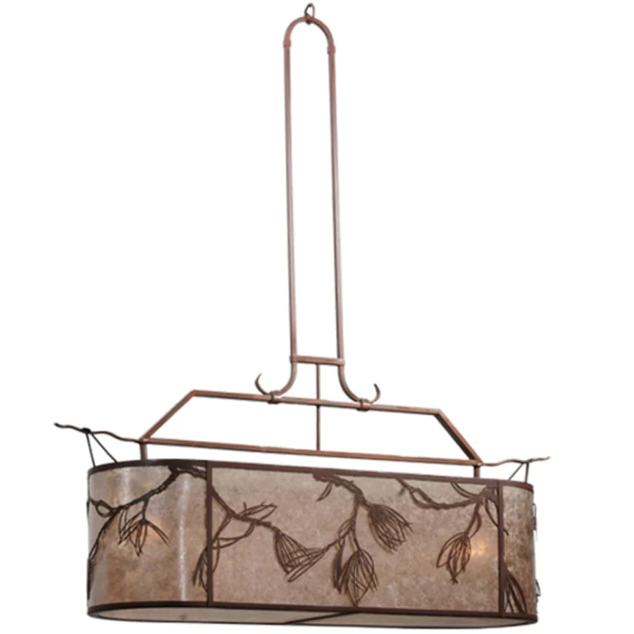 Meyda Tiffany Lone Pine 2 Light 44" Wide Linear Pendant - Image 2