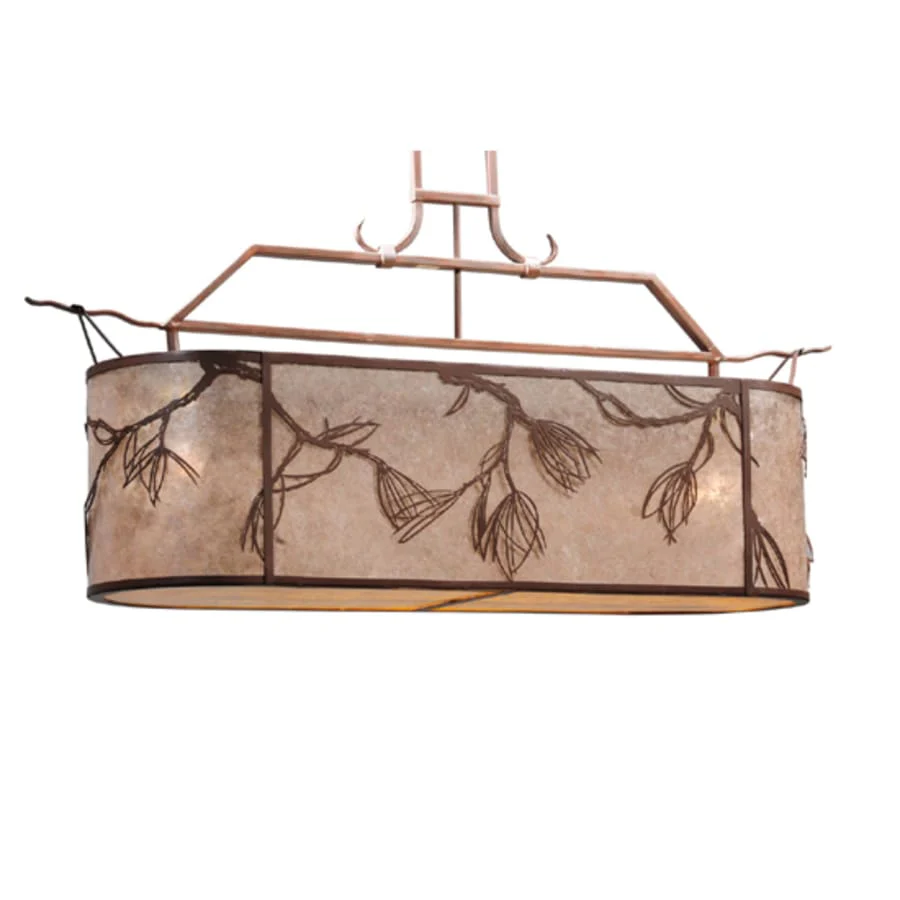 Meyda Tiffany Lone Pine 2 Light 44" Wide Linear Pendant - Image 3