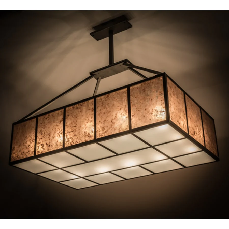 Meyda Tiffany Kaplan 12 Light 66" Wide Linear Pendant - Image 1