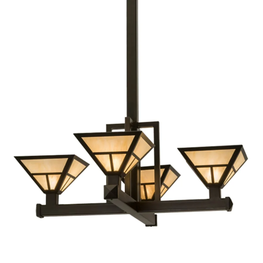 Meyda Tiffany Mission 4 Light 42" Wide Pendant - Image 2