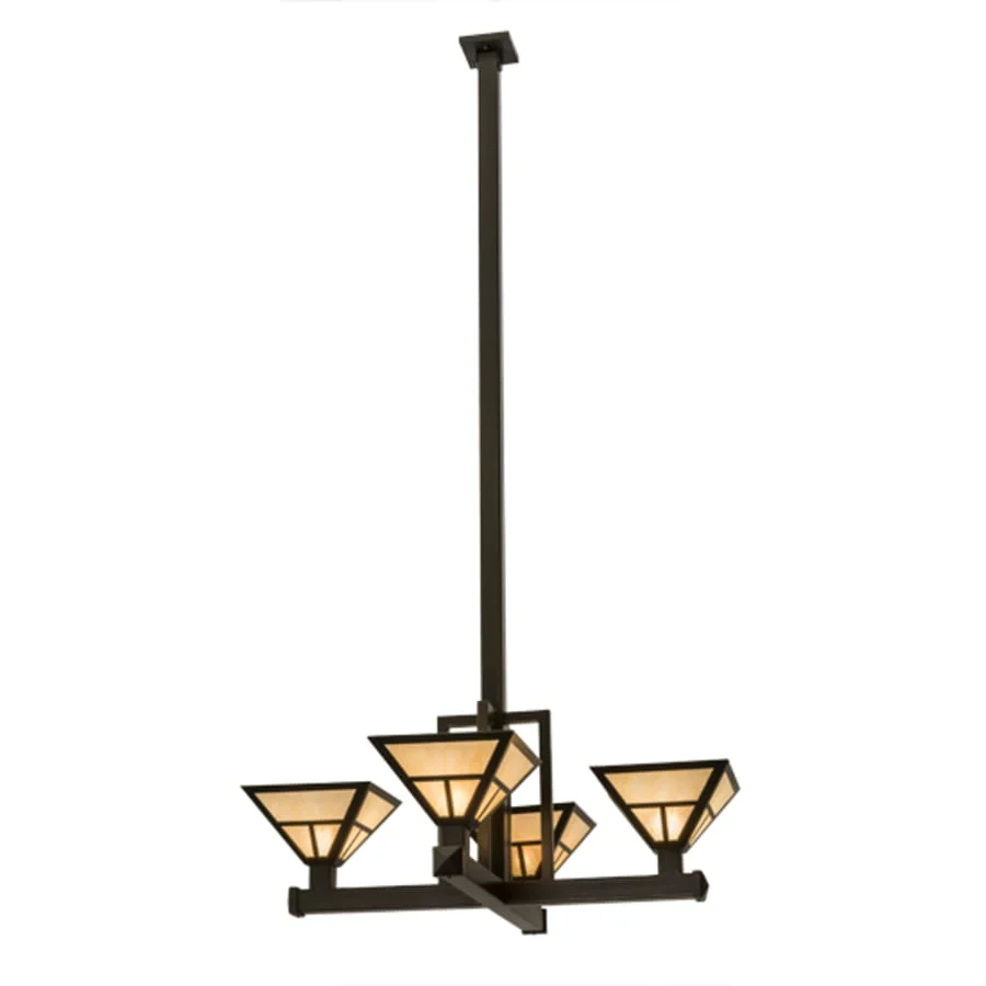 Meyda Tiffany Mission 4 Light 42" Wide Pendant - Image 3