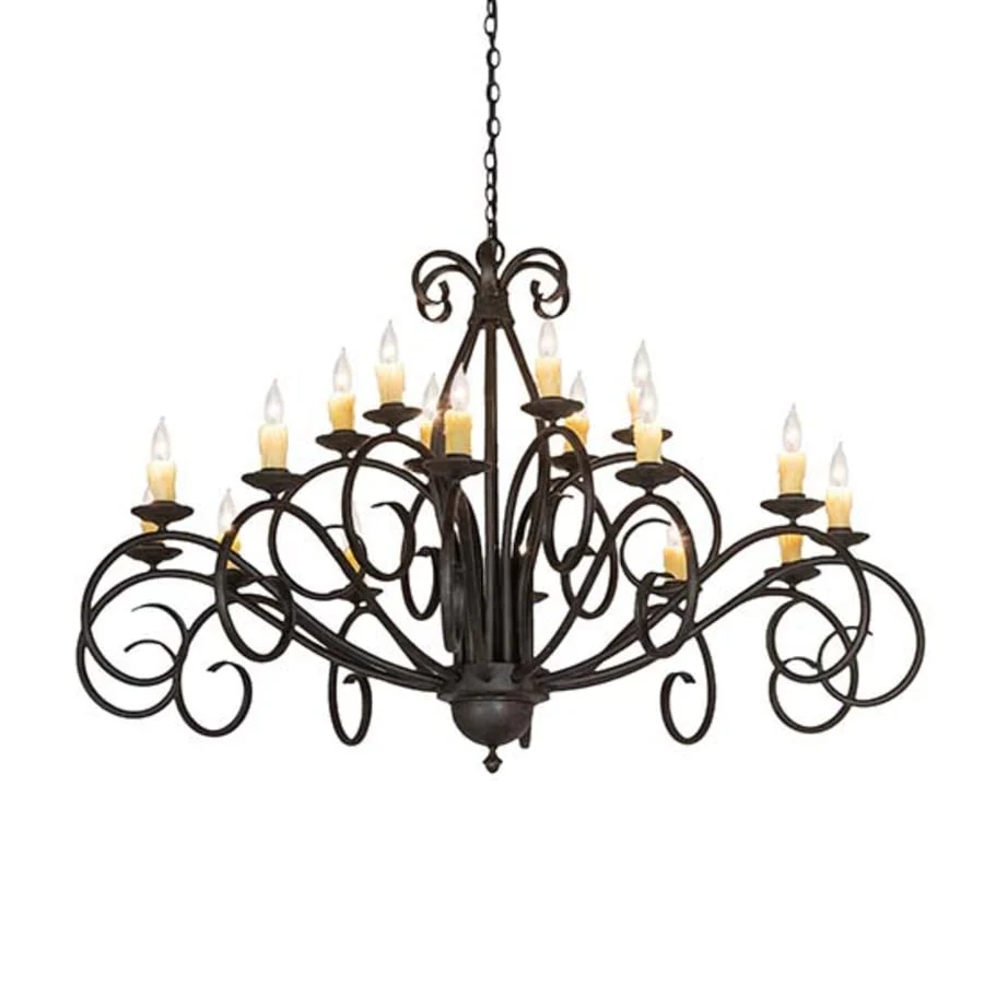 Meyda Tiffany Sienna 18 Light 60" Wide Taper Candle Style Chandelier - Image 1