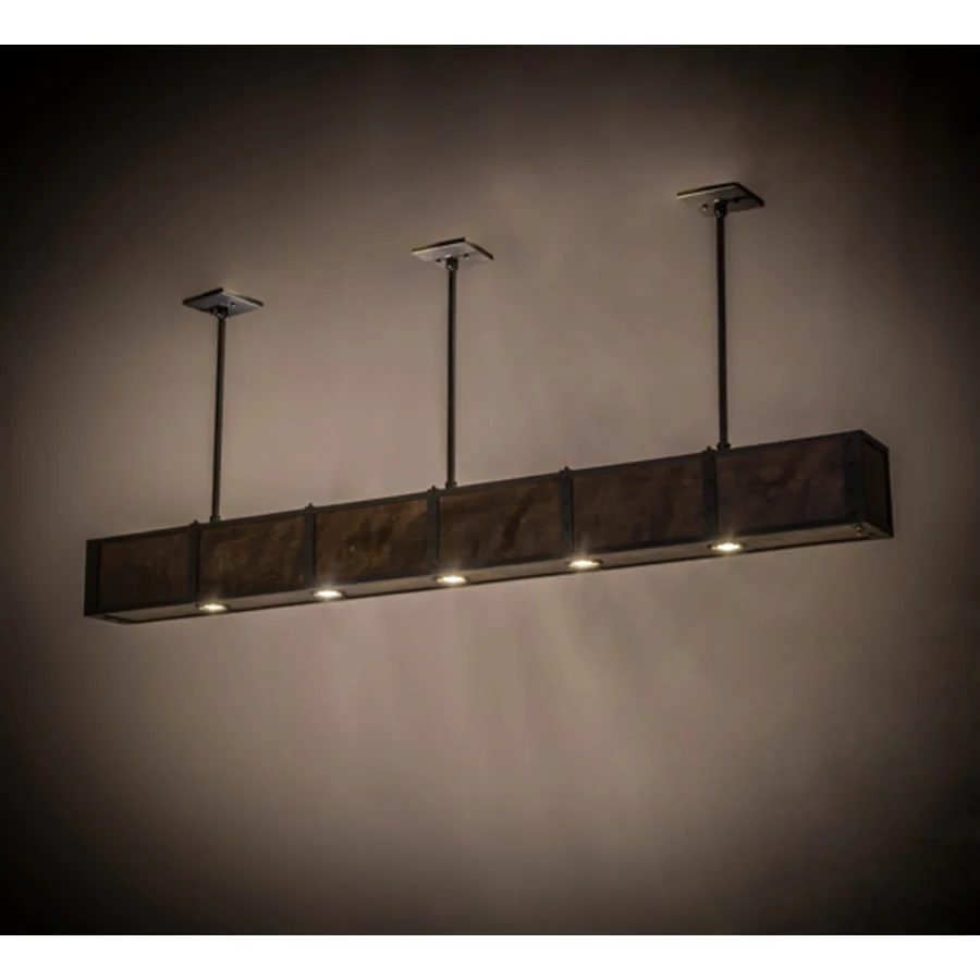 Meyda Tiffany Giradeau 9 Light 72" Wide Linear Pendant - Image 1
