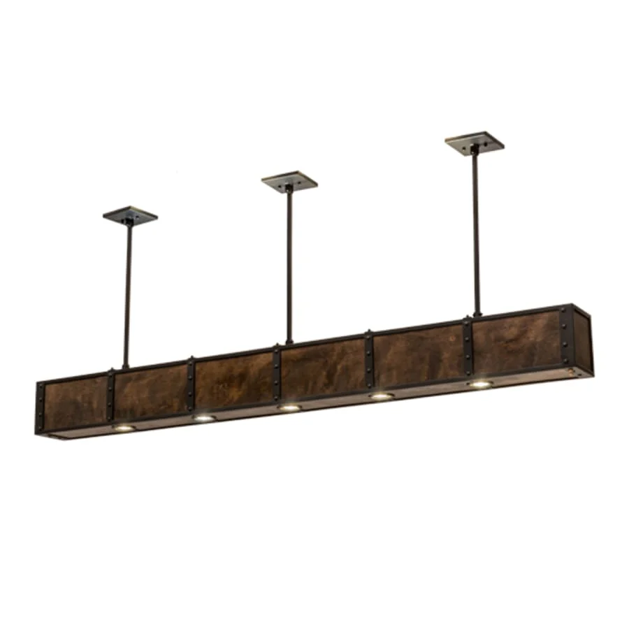 Meyda Tiffany Giradeau 9 Light 72" Wide Linear Pendant - Image 3