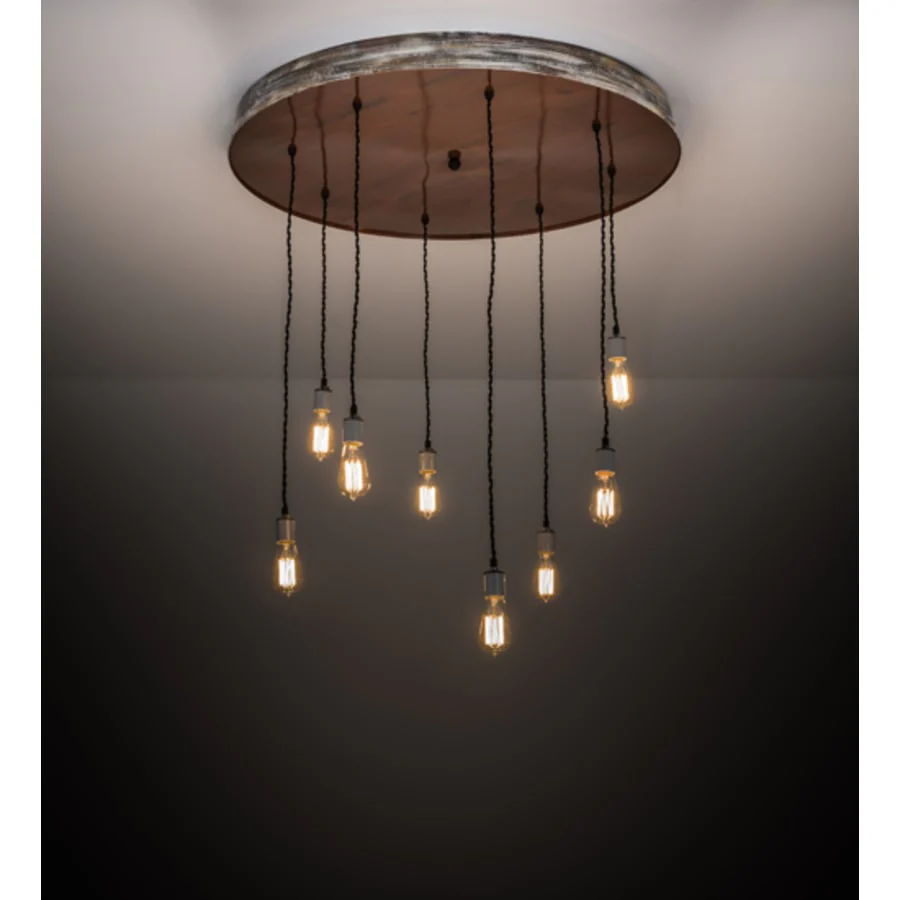 Meyda Tiffany Alva Grange 8 Light 36" Wide Multi Light Pendant - Image 1