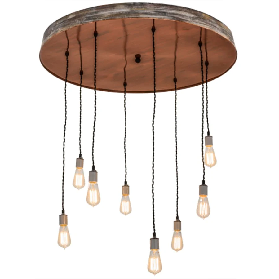 Meyda Tiffany Alva Grange 8 Light 36" Wide Multi Light Pendant - Image 3