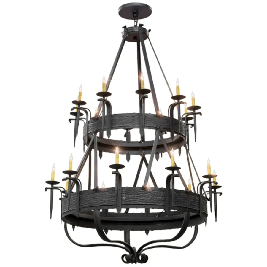 Meyda Tiffany Costello 20 Light 56" Wide Taper Candle Style Chandelier - Image 2
