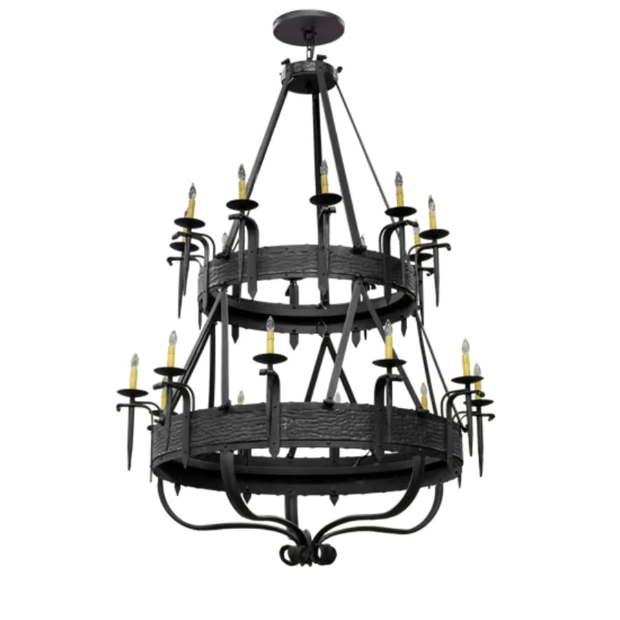 Meyda Tiffany Costello 20 Light 56" Wide Taper Candle Style Chandelier - Image 3