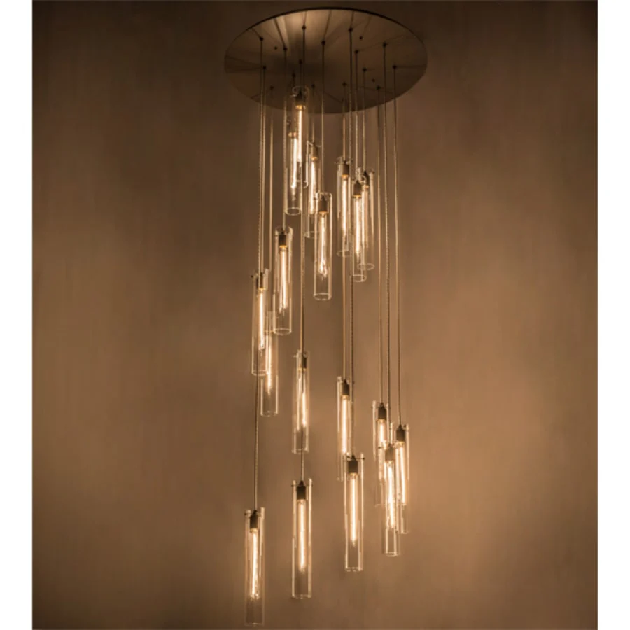 Meyda Tiffany Cilindro 18 Light 36" Wide Multi Light Pendant - Image 1