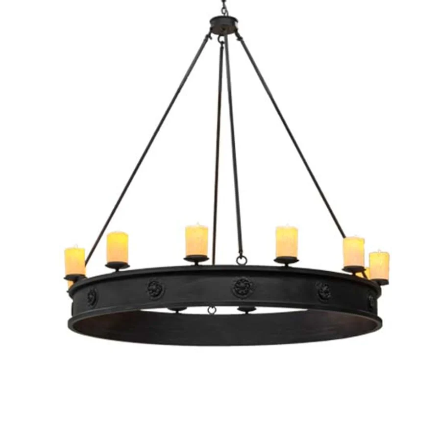 Meyda Tiffany Lorenzo 12 Light 72" Wide Ring Chandelier - Image 1