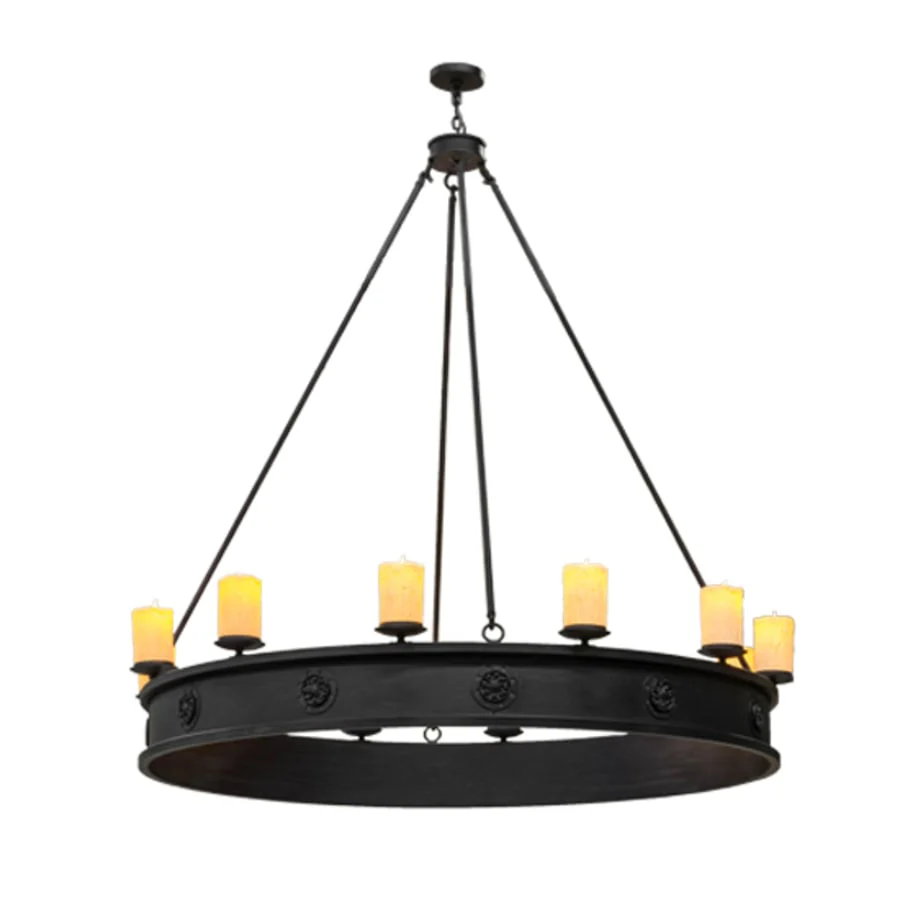 Meyda Tiffany Lorenzo 12 Light 72" Wide Ring Chandelier - Image 2