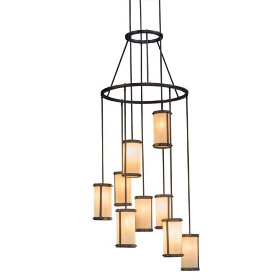 Meyda Tiffany Cartier 9 Light 35″ Wide Ring Chandelier