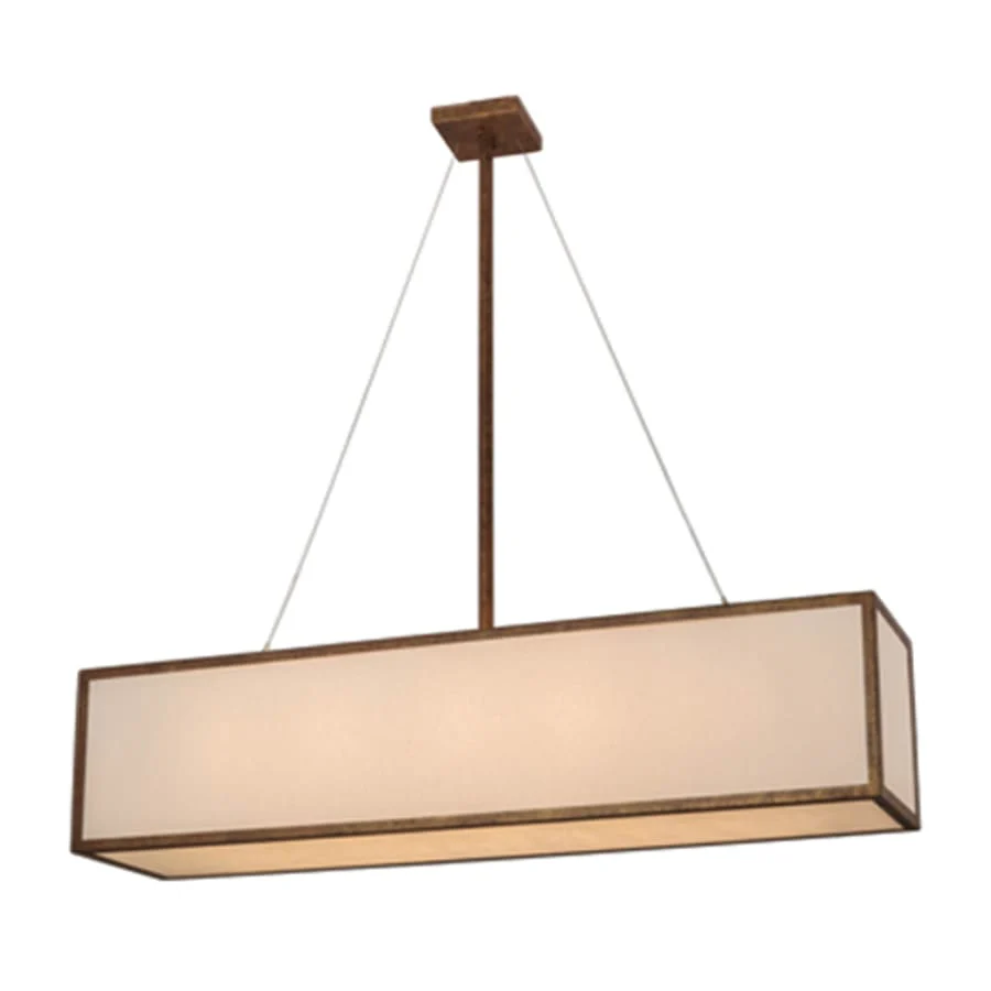 Meyda Tiffany Quadrato 5 Light 52" Wide Linear Pendant - Image 3