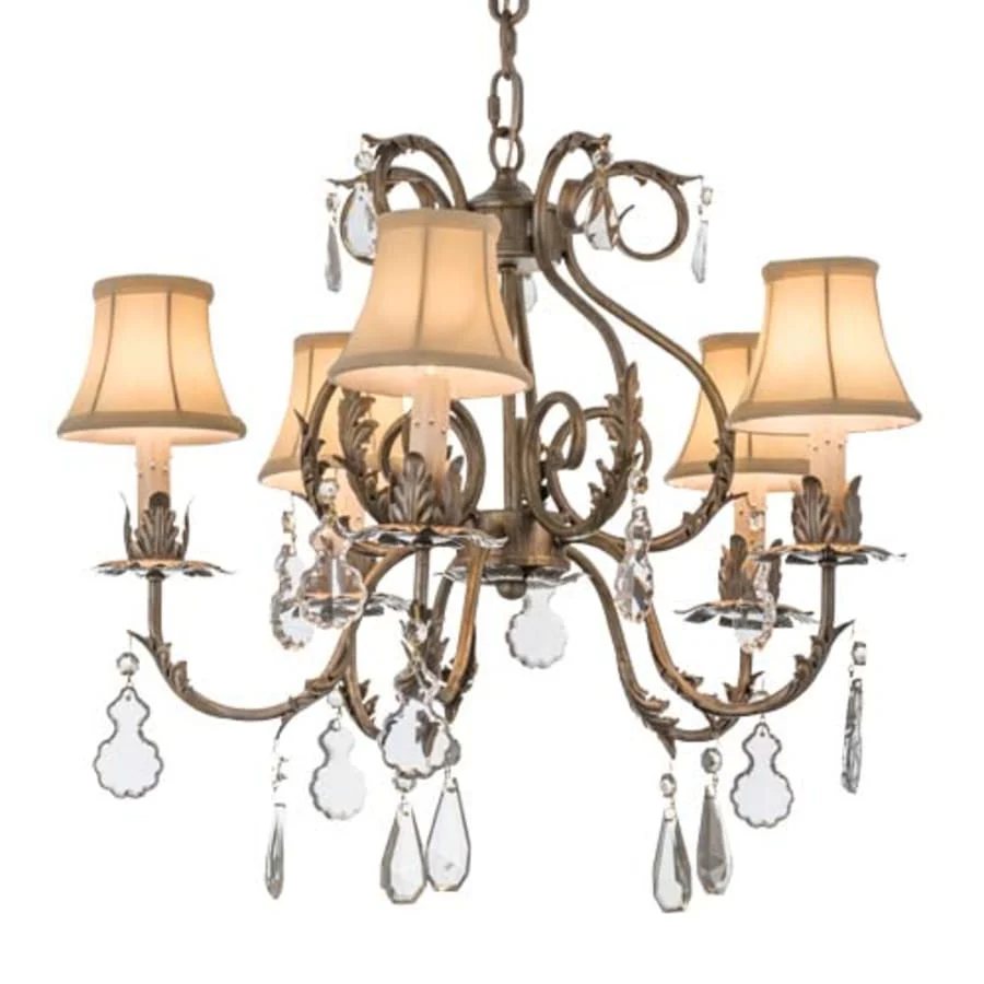 Meyda Tiffany Chantilly 5 Light 24" Wide Crystal Chandelier - Image 1
