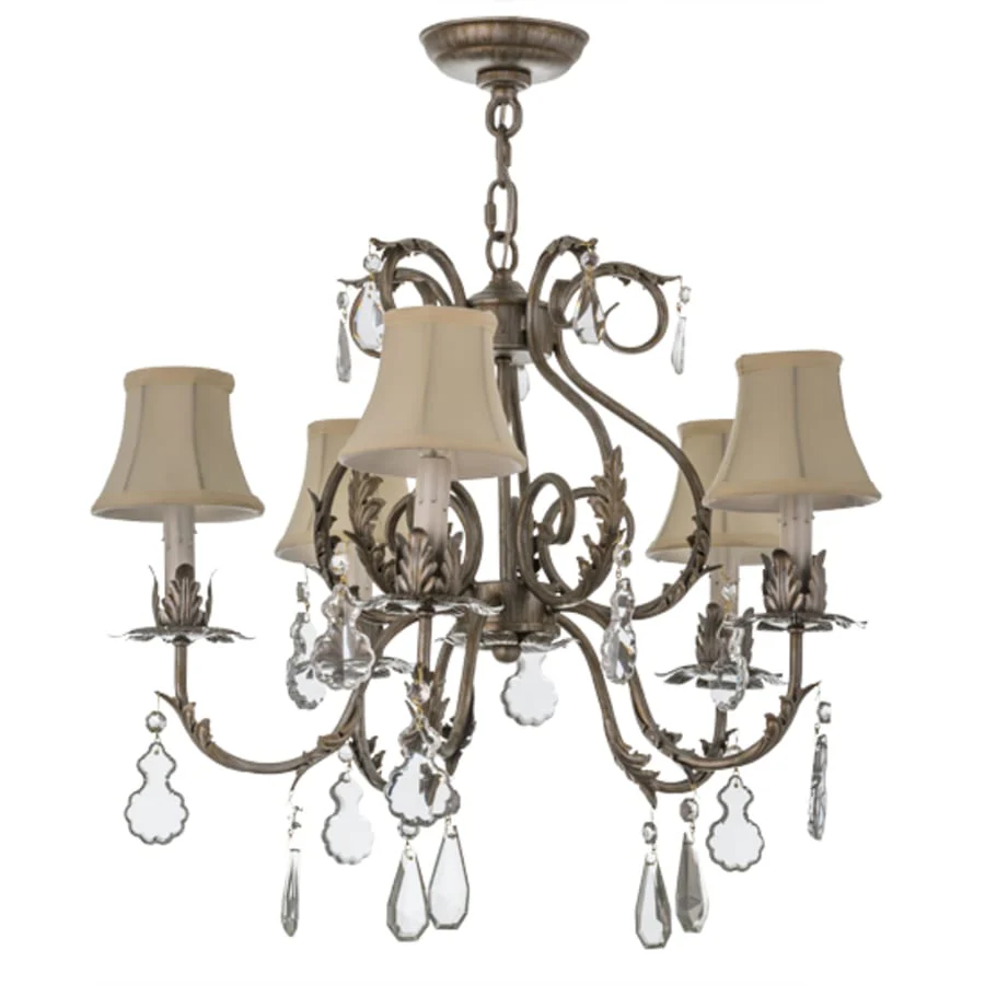 Meyda Tiffany Chantilly 5 Light 24" Wide Crystal Chandelier - Image 3