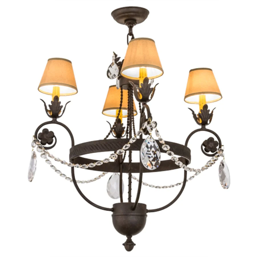 Meyda Tiffany Antonia 4 Light 26" Wide Ring Chandelier - Image 2