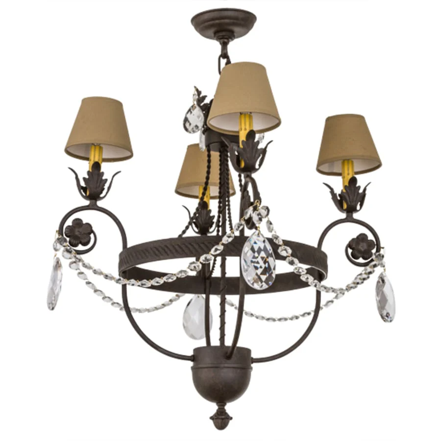 Meyda Tiffany Antonia 4 Light 26" Wide Ring Chandelier - Image 3