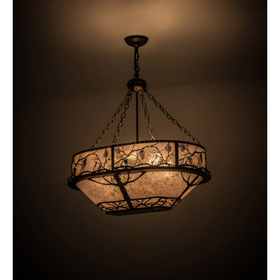 Meyda Tiffany Whispering Pines 4 Light 20" Wide Pendant - Image 1